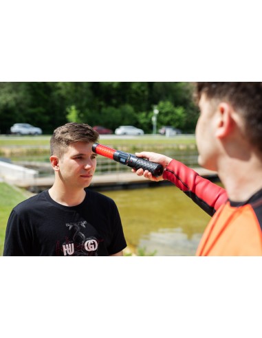 Alkomat bezustnikowy Alcovisor V9 z funkcją pomiaru temperatury