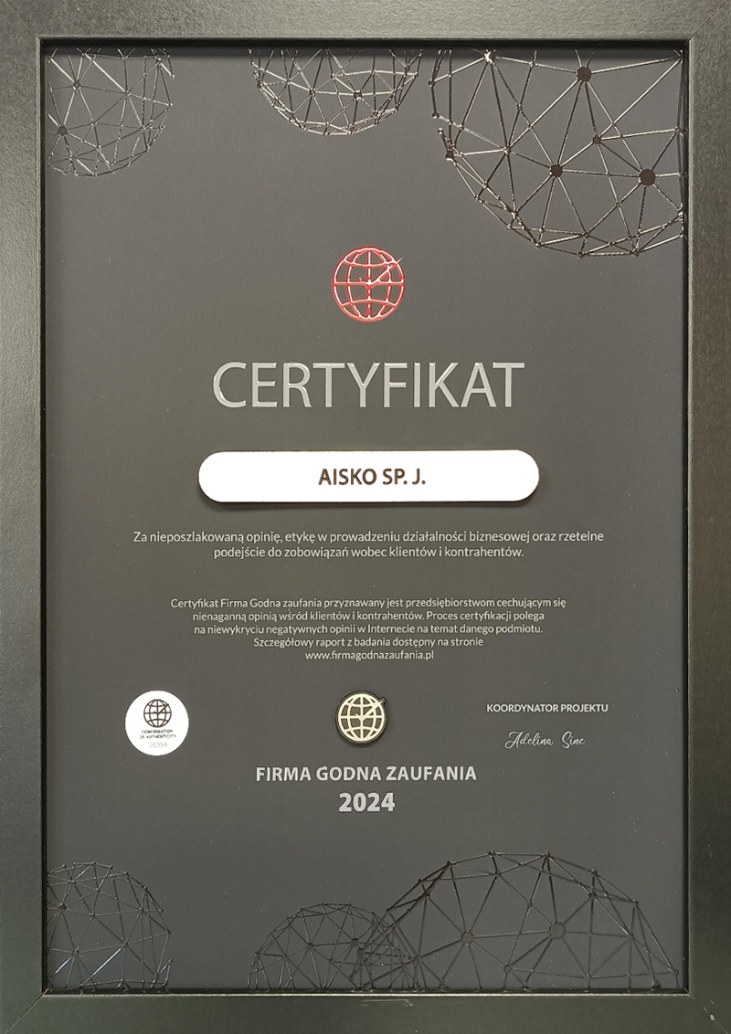 Firma Godna Zaufania 2024